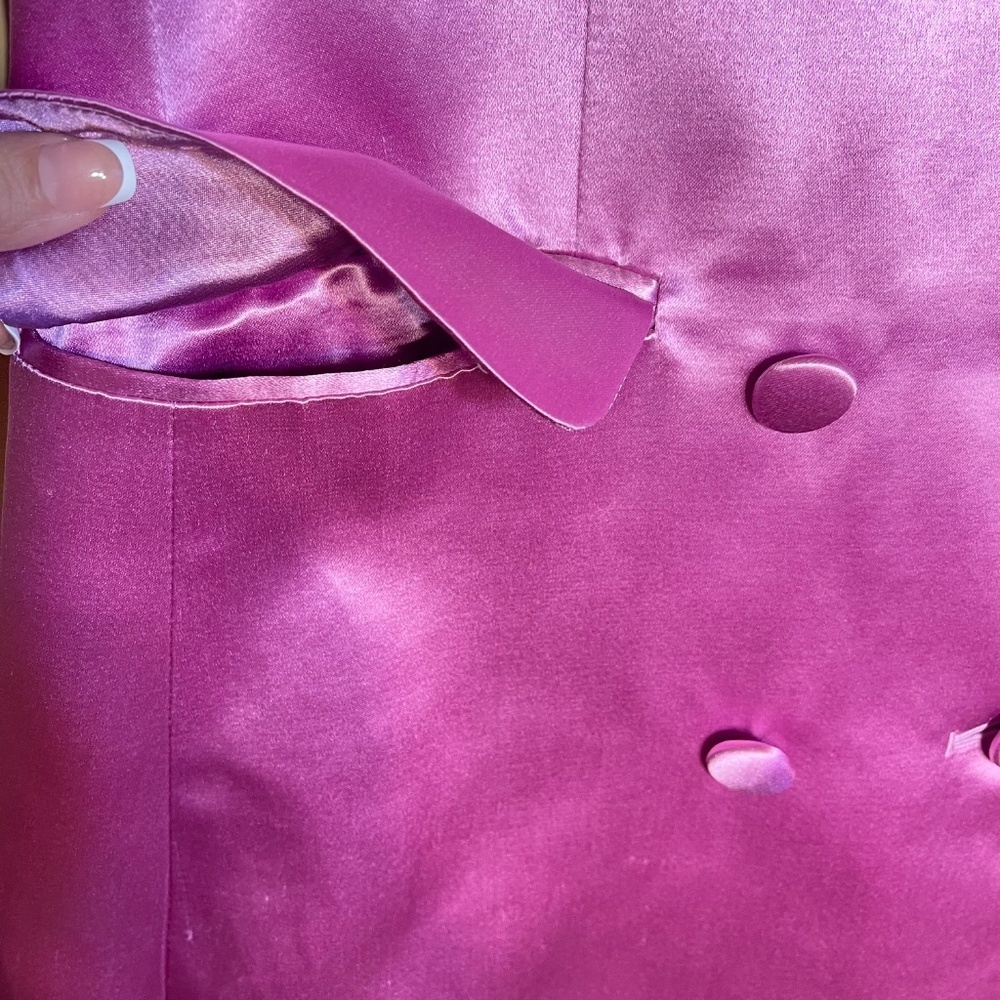 Silk Cynthia Rowley Satin Jacket - Picture 5 of 9